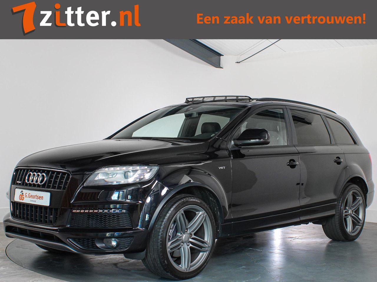 Audi Q7 - 3.0 TFSI quattro S-Line 7-Persoons Panoramadak, ACC, Luchtvering, Trekhaak, Volleder, - AutoWereld.nl