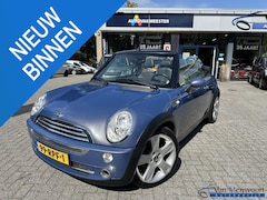 MINI Cabrio - 1.6 Cooper Chili Airco|Leder|Harman-Kardon|Stoelverwarming|Windscherm