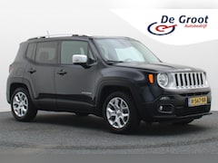 Jeep Renegade - 1.4 MultiAir Limited Leer, Cruise, Climate, Camera, Navigatie, Bluetooth, PDC, 17''