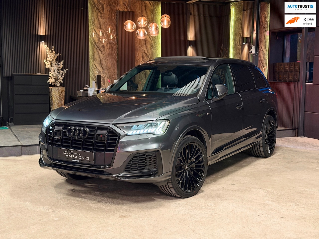 Audi Q7 - 55 TFSI e quattro 3X S-LINE|PANO|360|B&O|LASER|SFEER|BOMVOL! - AutoWereld.nl