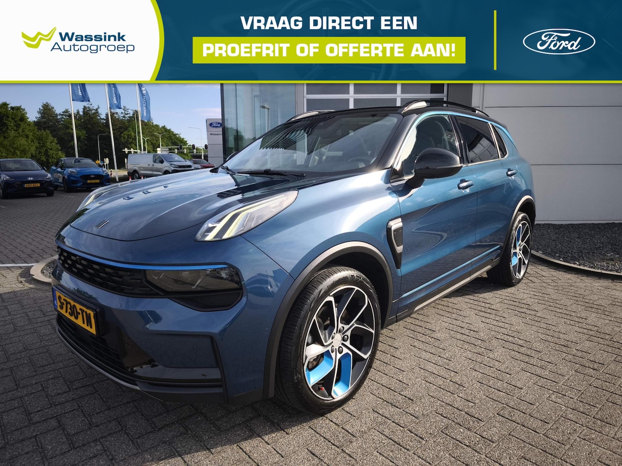 Lynk & Co 01 - 1.5 PHEV 261pk Automaat | Panoramadak | 360 Camera | 69km elektrisch bereik | - AutoWereld.nl