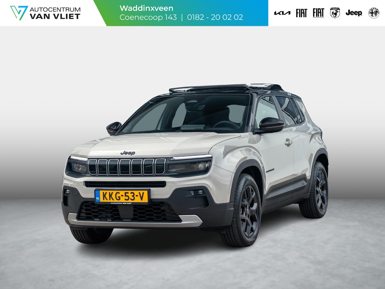 Jeep Avenger - Black Edition 54 kWh | Winter Pack | Infotainment&Convenience Pack | Schuif/Kanteldak | Bi - AutoWereld.nl