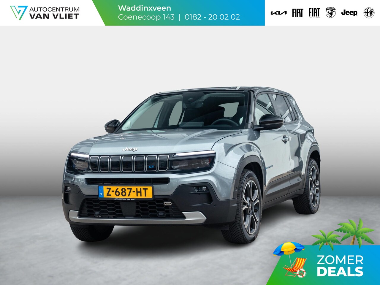 Jeep Avenger - Summit 54 kWh | SOH 96,1% | Infotainment Pack | Bicolore - AutoWereld.nl