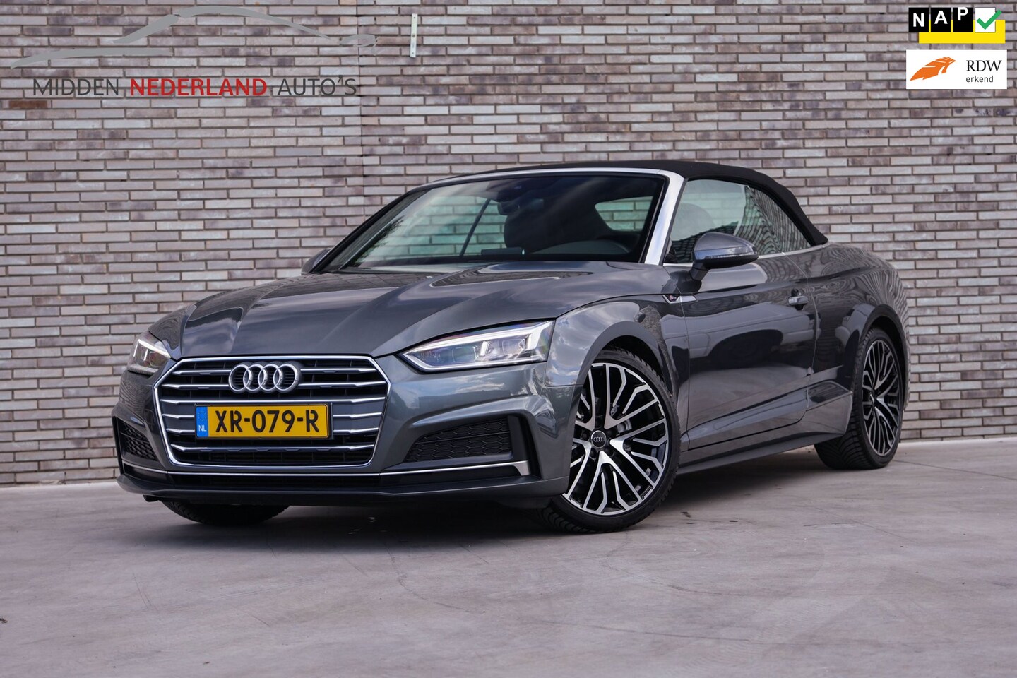 Audi A5 Cabriolet - 2.0 TFSI MHEV Sport S Line Edition * AIRSCARF * CARPLAY * DEALER ONDERHOUDEN * - AutoWereld.nl