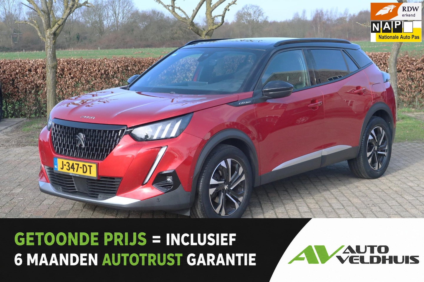 Peugeot 2008 - 1.2 PureTech GT-Line RIJKLAAR Pano,DigDash,Keyless - AutoWereld.nl