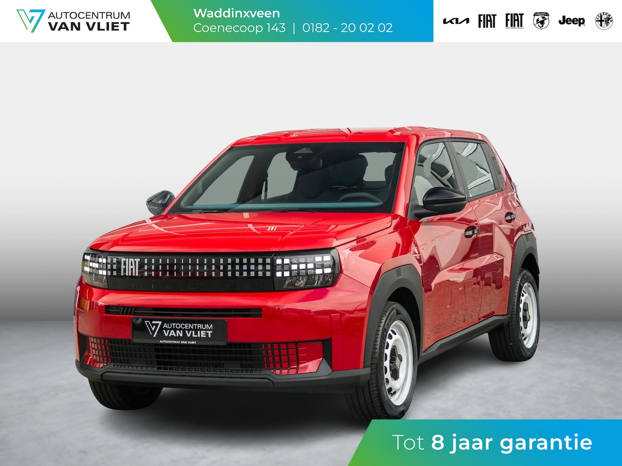 Fiat Grande Panda - Red 11 kW 44 kWh | Airco | Cruise | Apple Carplay | 16" | PDC - AutoWereld.nl