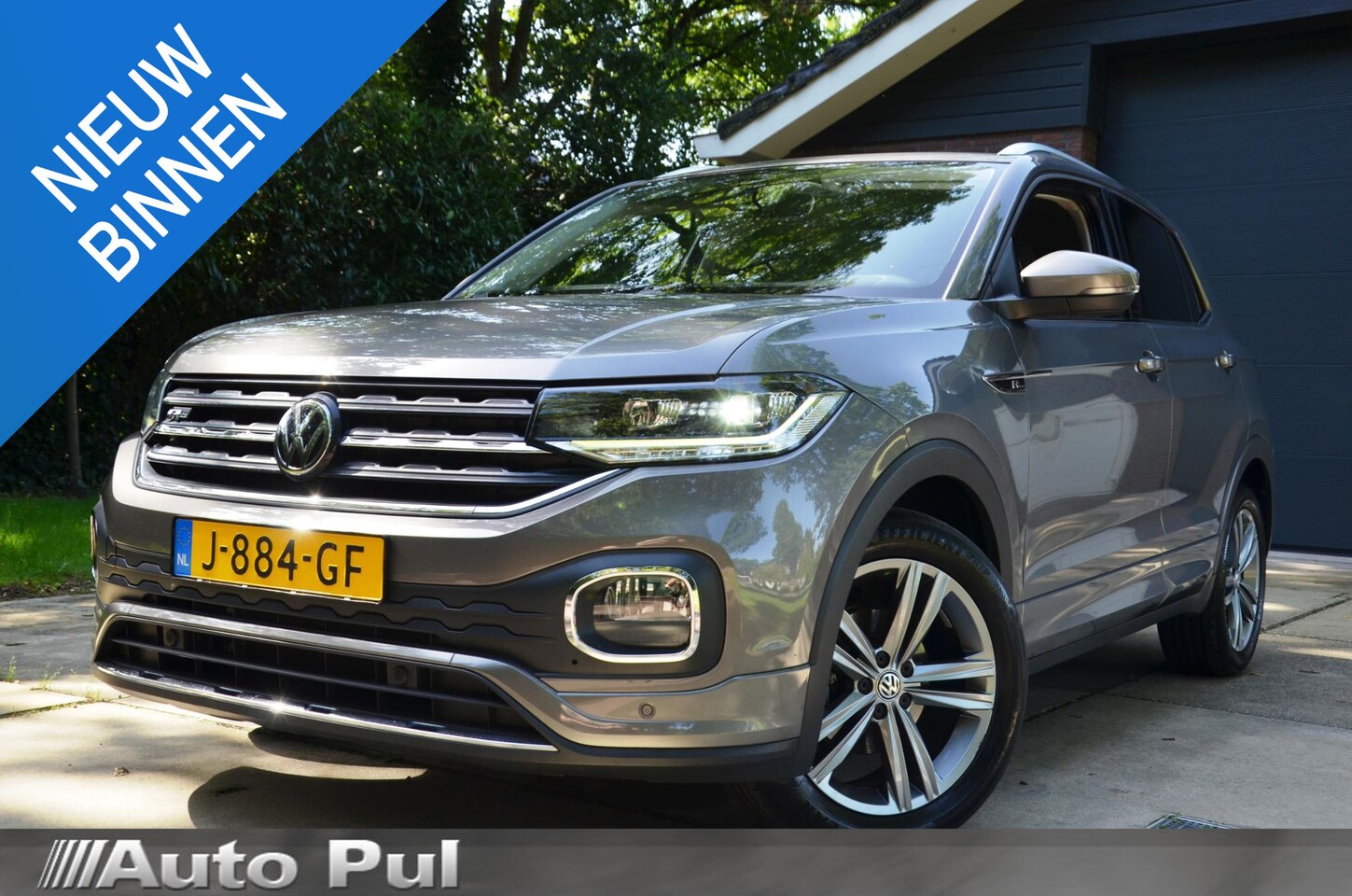 Volkswagen T-Cross - 1.0 TSI R Line Style Automaat/Navi/Pdc/Ecc/Achteruitrijcamera/Cruise control adaptief/Priv - AutoWereld.nl