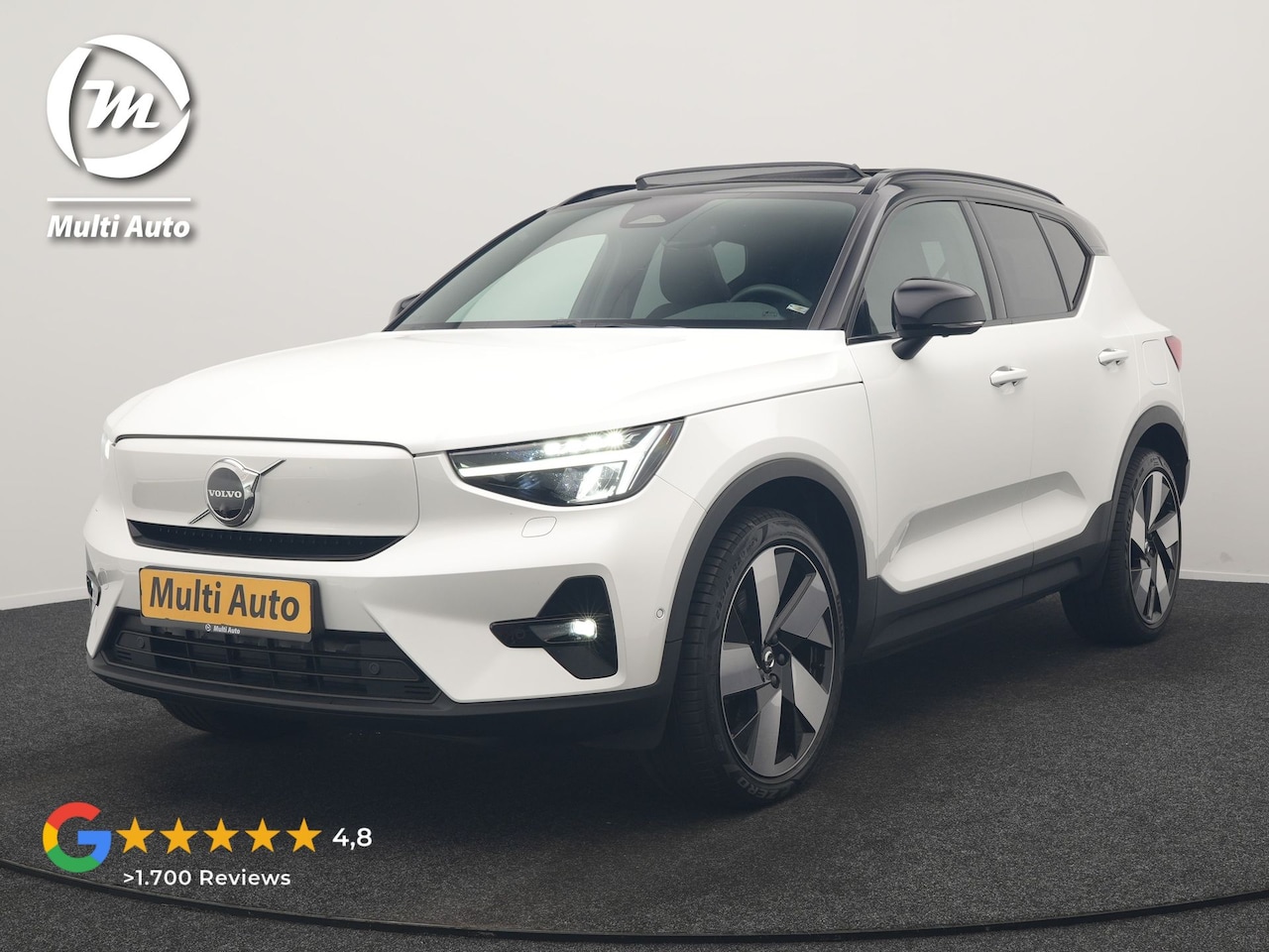Volvo XC40 - Recharge Ultimate 69 kWh 231pk Dealer O.H. | Panodak | Warmtepomp | 360 Camera | Adaptive - AutoWereld.nl