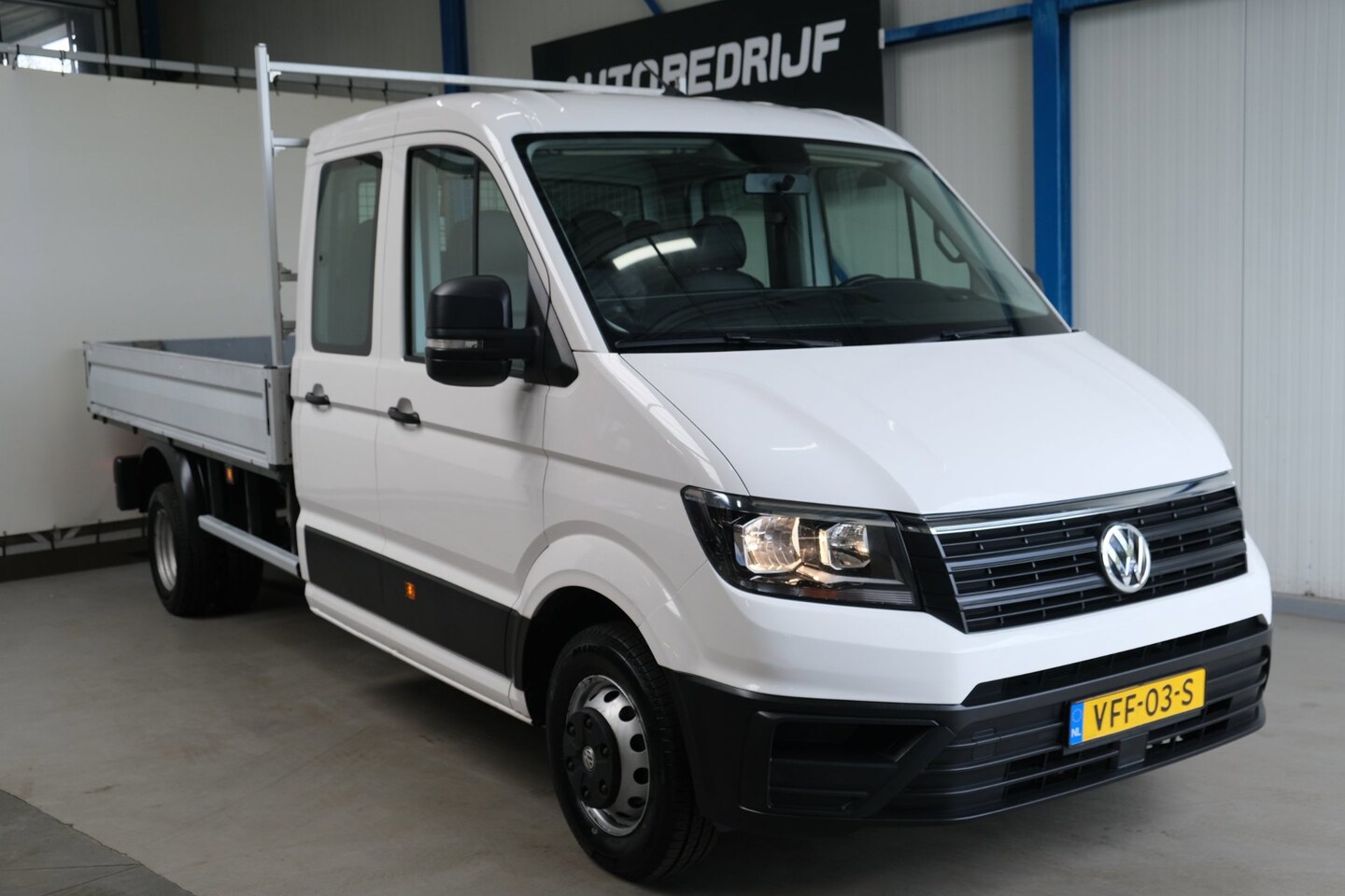 Volkswagen Crafter - 50 2.0 TDI L4 DL DC Comfortline Pick-Up - N.A.P. Airco, Cruise, Trekhaak. - AutoWereld.nl