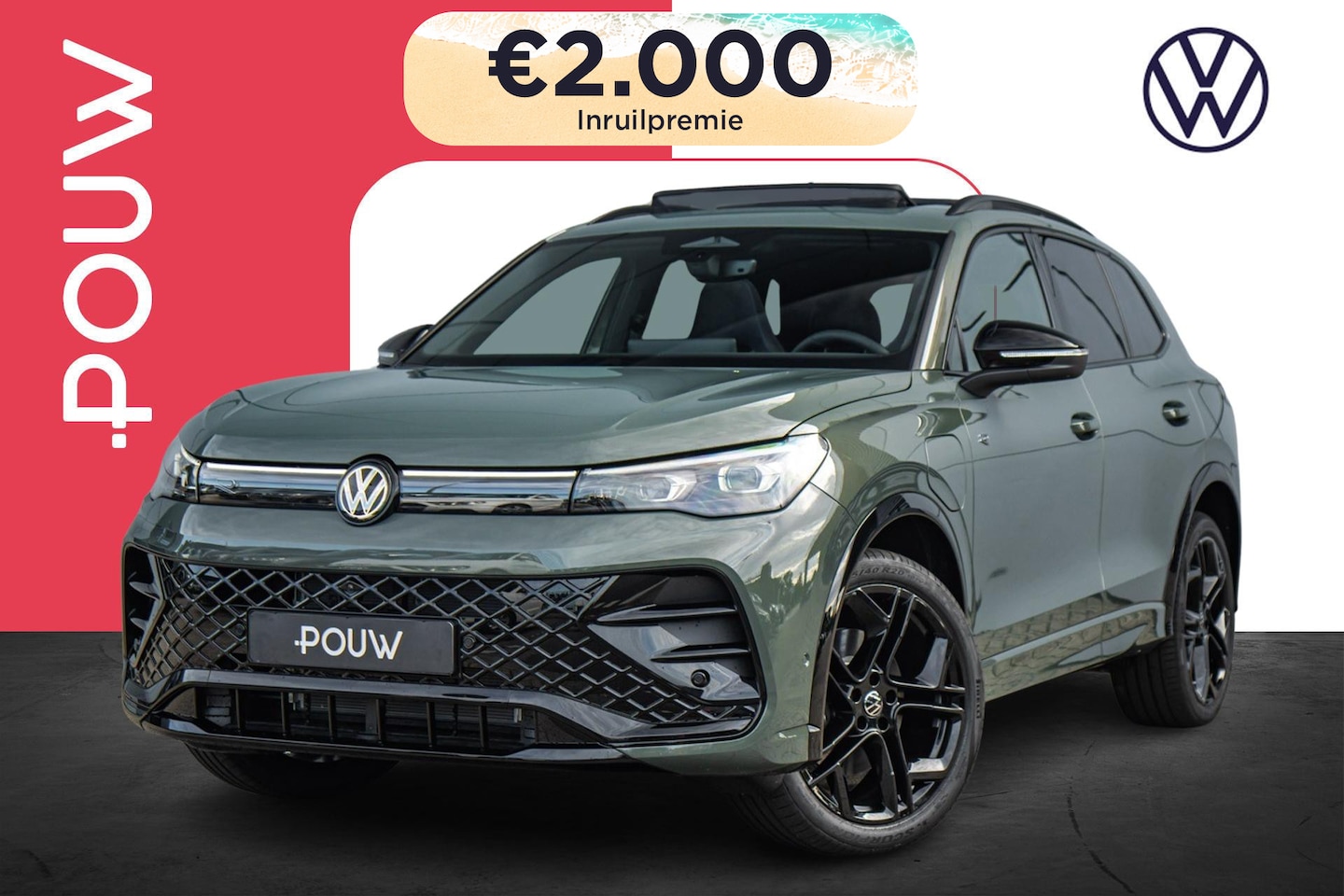 Volkswagen Tiguan - 1.5 eHybrid 204pk R-Line Edition | 20" Velgen | Panoramadak - AutoWereld.nl