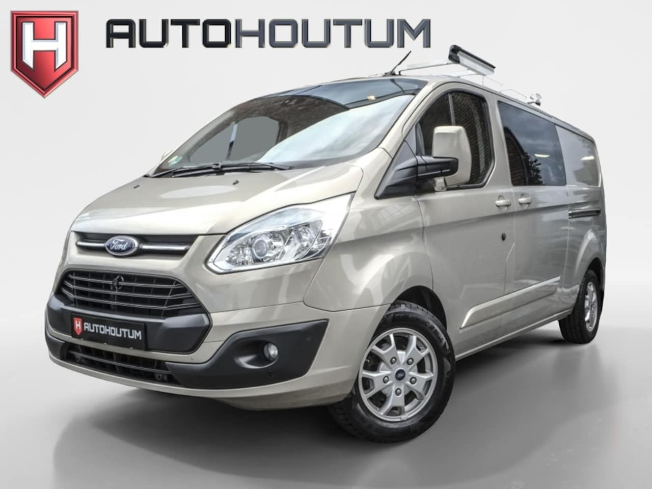 Ford Transit Custom - 290 2.2 TDCI L2H1L DC | 2x schuifdeur | Leder | Trekhaak | Imperial - AutoWereld.nl
