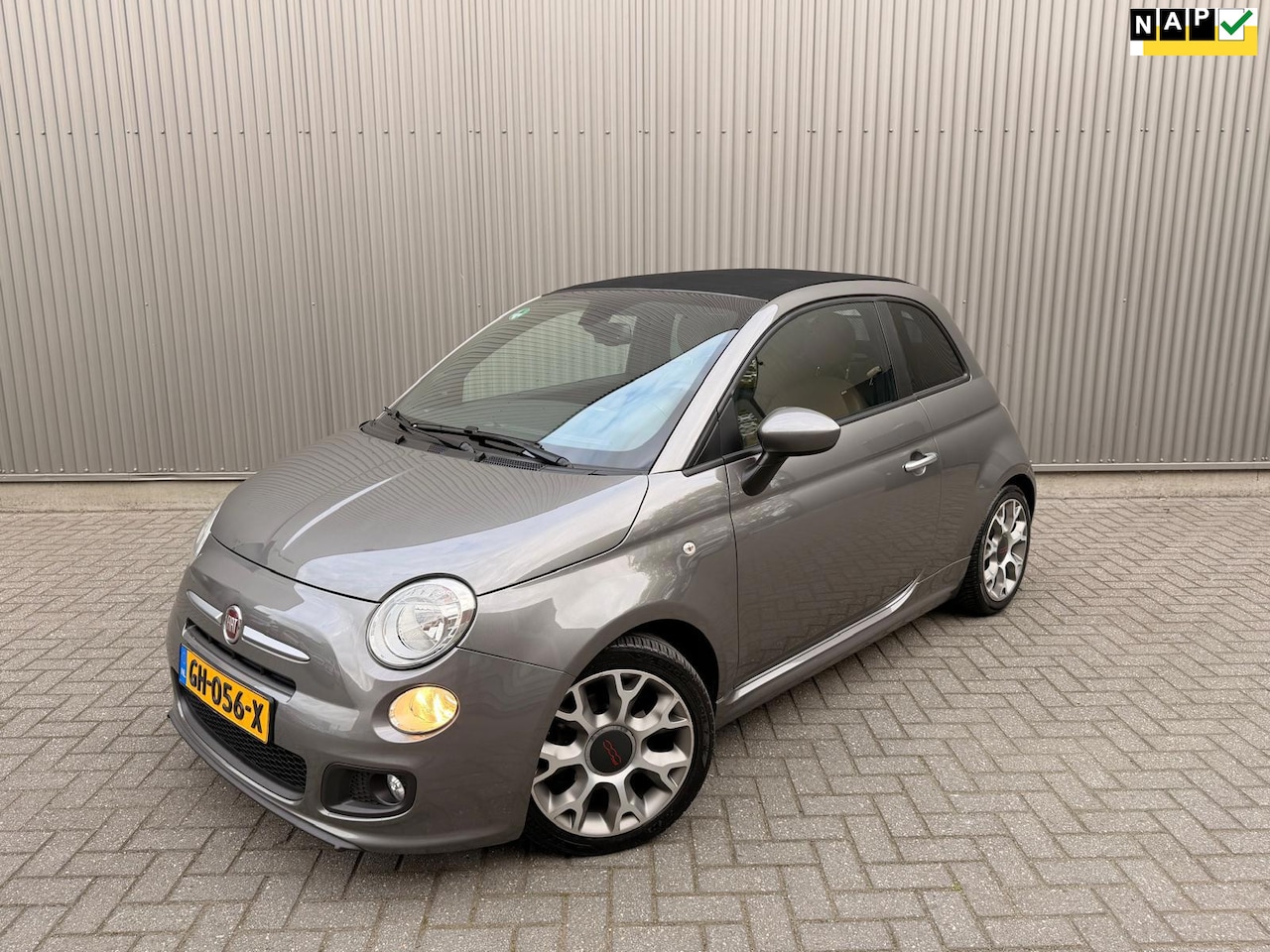 Fiat 500 C - 0.9 TwinAir Turbo 500S Leder|PDC|Cruise control|Digitaal dashboard|Interscope Sound System - AutoWereld.nl
