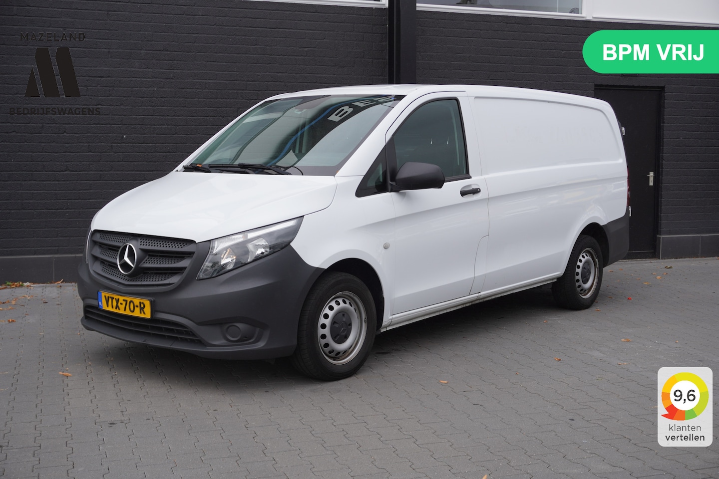 Mercedes-Benz Vito - 110 CDI Lang EURO 6 - Airco - Cruise - Trekhaak - €15.900,- Excl. - AutoWereld.nl