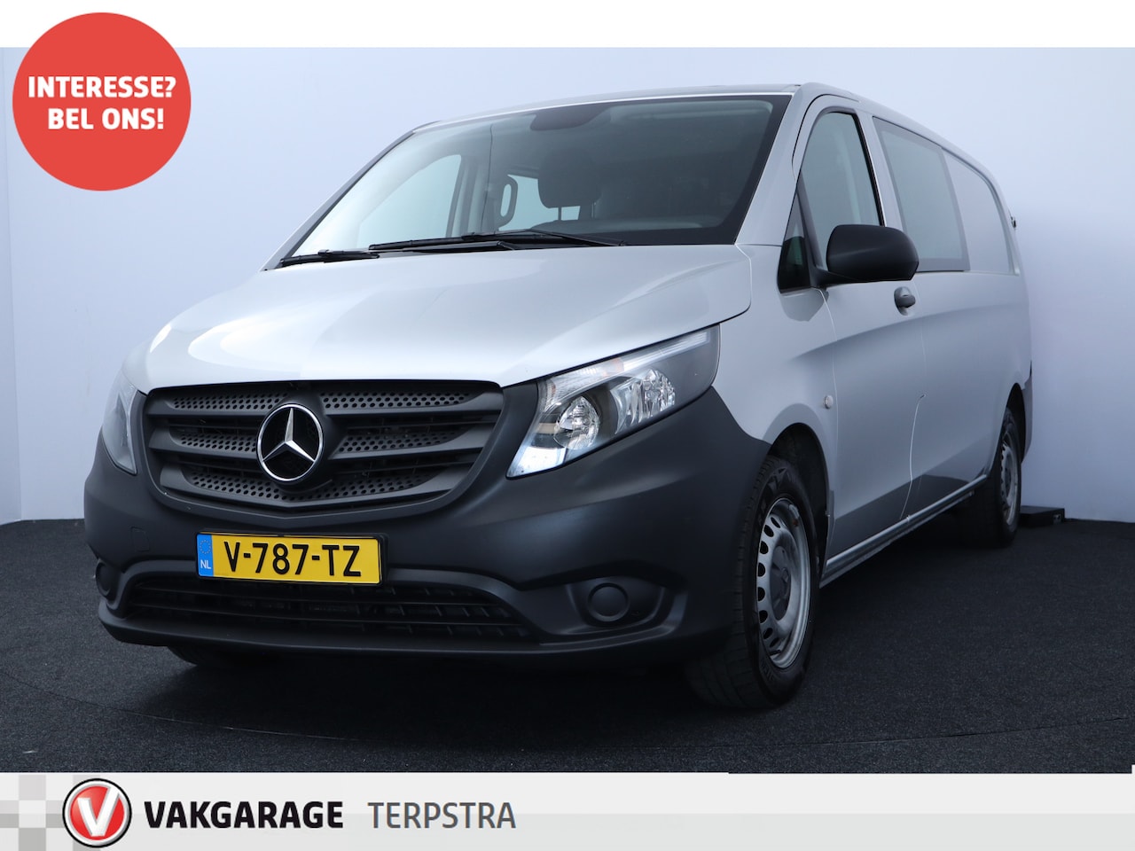 Mercedes-Benz Vito - 114 CDI Extra Lang Comfort/ Dubbele Cabine!/ Automaat/ Trekhaak/ Camera/ Bluetooth/ Navi/ - AutoWereld.nl
