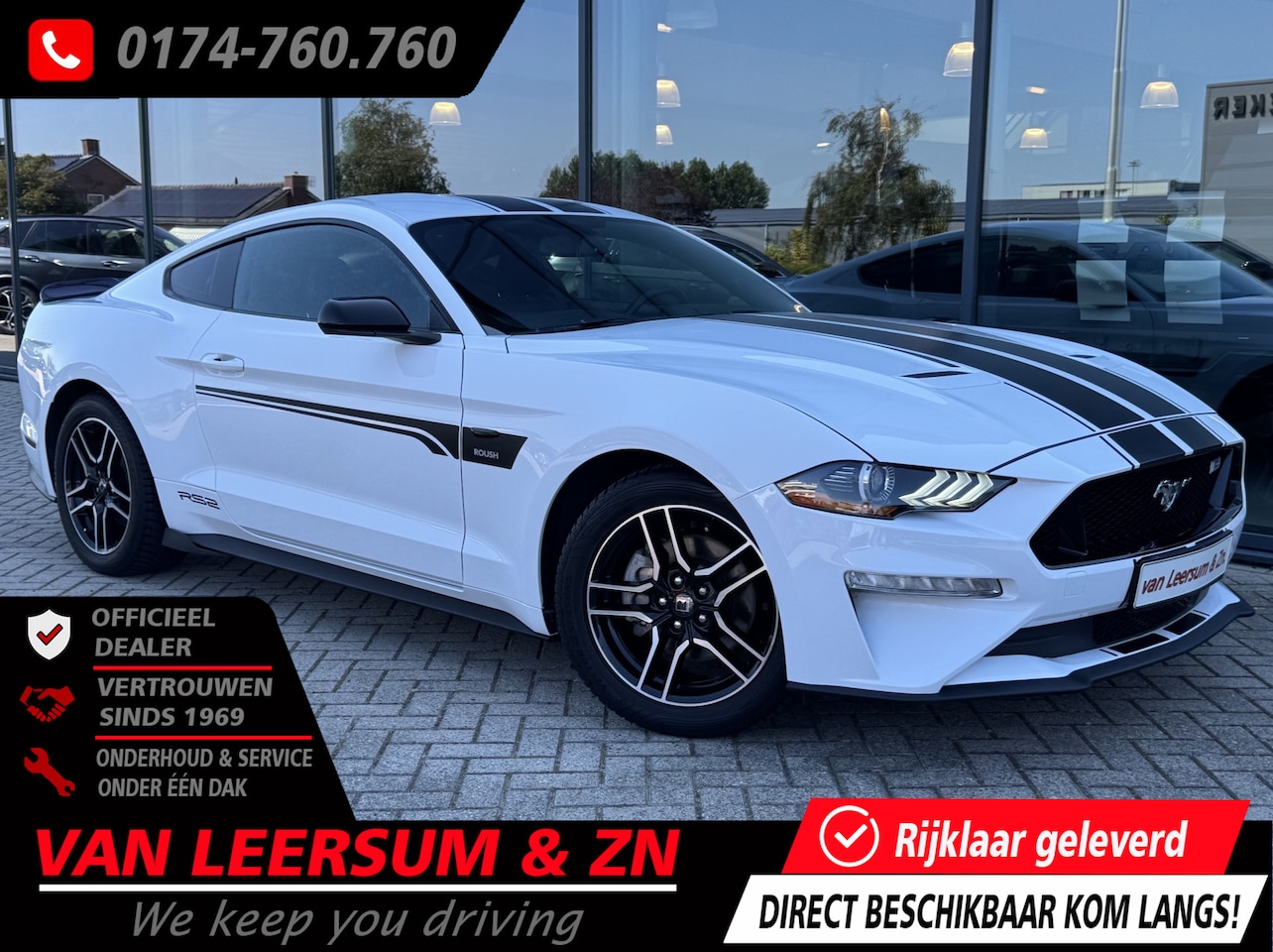 Ford Mustang Fastback - | 2.3 EcoBoost | Automaat | Schakelflippers | Keyless | Roush | Sportstoelen | Cruise Cont - AutoWereld.nl