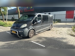 Opel Vivaro - 2.5 CDTI L2H1DC Cosmo DUBBELE CABINE AUTOMAAT AIRCO ZWART 2006