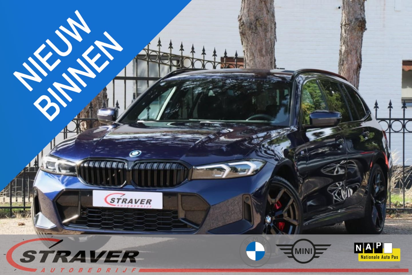 BMW 3-serie Touring - 330e xDrive |M-Sport PRO |19'' |Premium Tansanitblau II - AutoWereld.nl