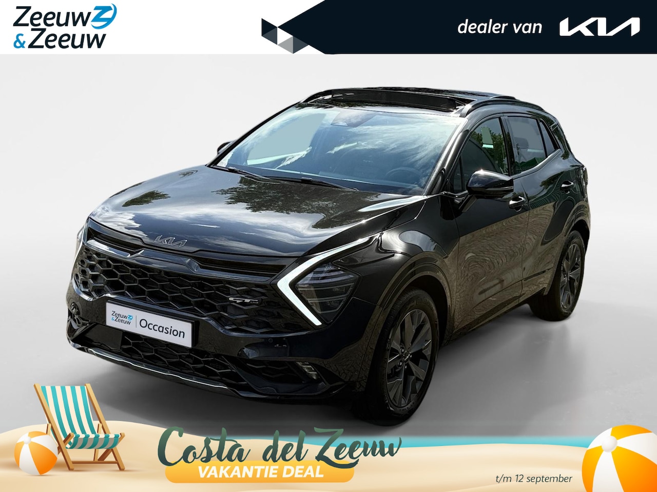 Kia Sportage - 1.6 T-GDi Hybrid GT-PlusLine | Pano | Stoelverwarming + Verkoeling | Stuurverwarming | Nav - AutoWereld.nl