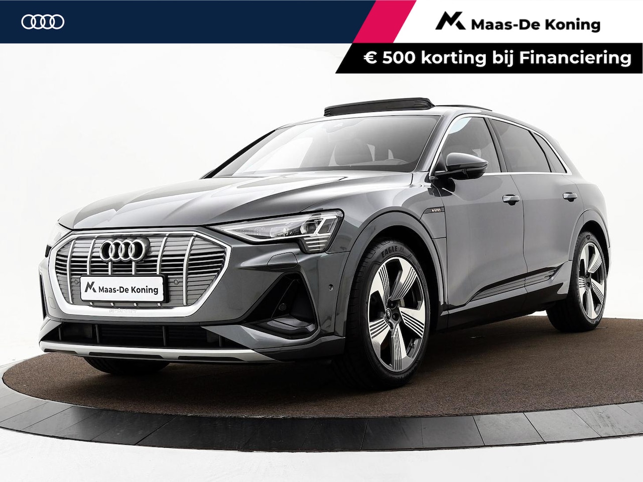 Audi e-tron - 55 408pk Quattro S edition 95 kWh · SOH 97% · Panoramadak · Camera · Luchtvering · Elek. A - AutoWereld.nl