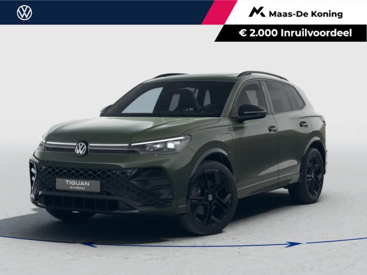 Volkswagen Tiguan - R-Line Edition 1.5 eHybrid 204 PK 6 versn. DSG · Black Style Pakket · Panoramaschuif-kante - AutoWereld.nl