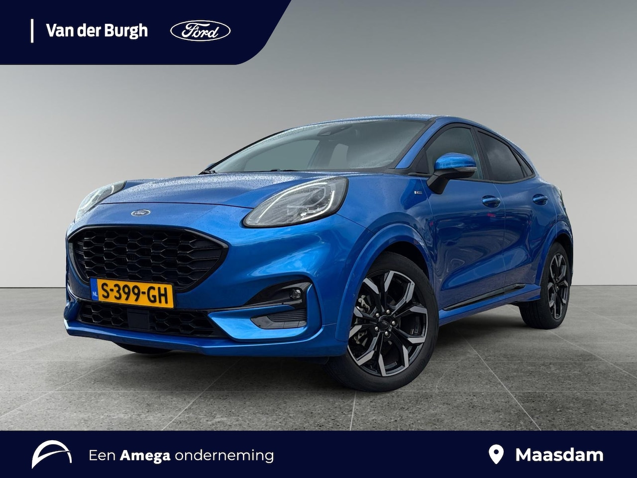 Ford Puma - ST-Line X 1.0 EcoBoost Hybrid | B&O geluidssysteem | Desert Island Blue - AutoWereld.nl