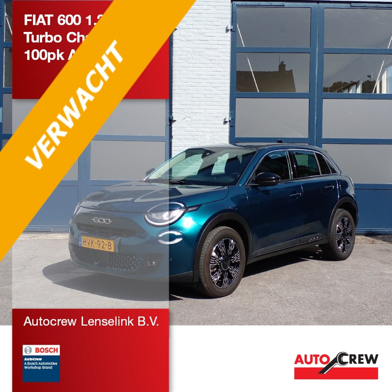 Fiat 600 - 1.2 Hybrid Turbo Charged 100pk Aut Urban | Origineel NL | - AutoWereld.nl