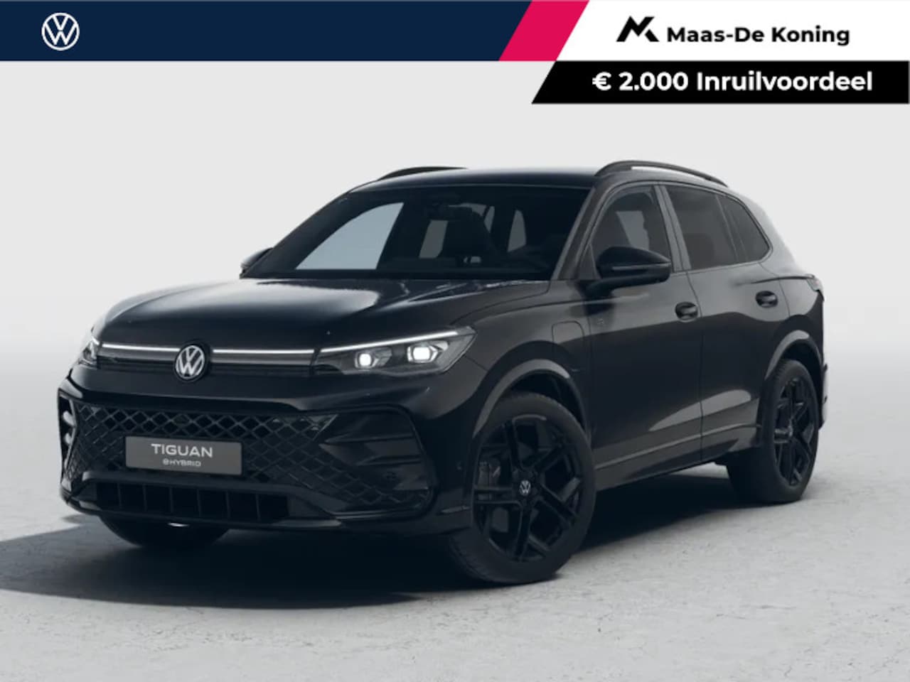 Volkswagen Tiguan - R-Line Edition 1.5 eHybrid 272 PK 6 versn. DSG · Black Style Pakket · Comfort Pakket Plus - AutoWereld.nl