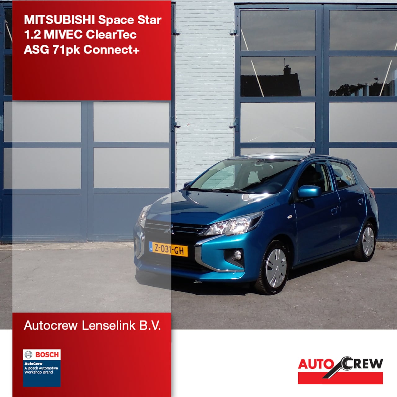 Mitsubishi Space Star - 1.2 MIVEC ClearTec ASG 71pk Connect+ | Origineel NL | - AutoWereld.nl