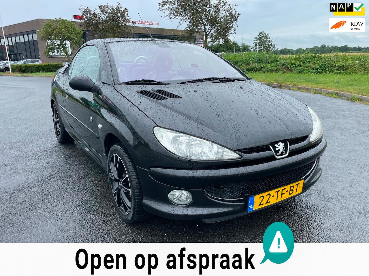 Peugeot 206 CC - 1.6-16V Roland Garros 1.6-16V Roland Garros, Trekhaak, Climate control, Bluetooth, Elektr ramen, Leder, Lmv, Gee - AutoWereld.nl