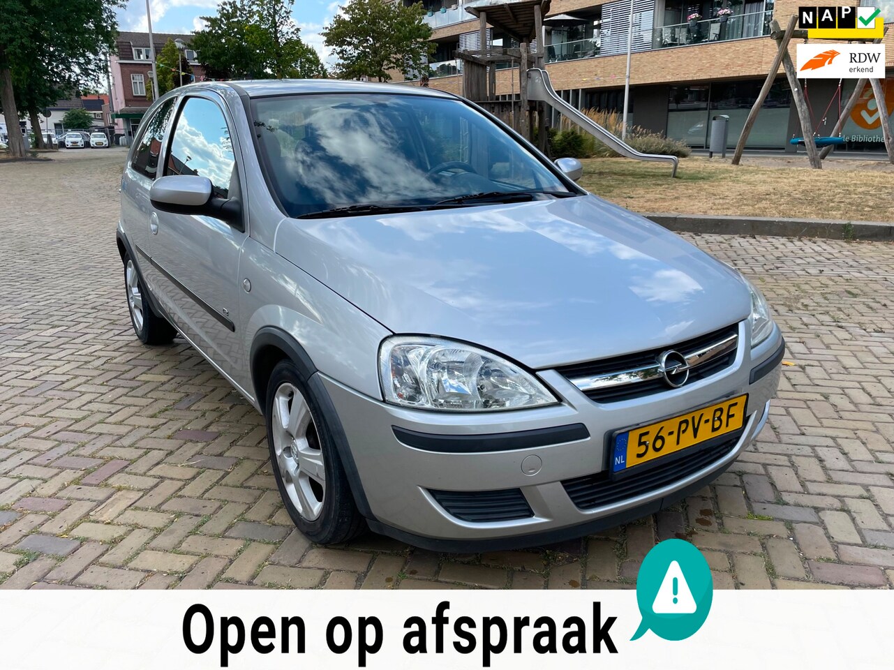 Opel Corsa - 1.2-16V Full Rhythm 1.2-16V Full Rhythm, Aut, 3drs, Airco, Pdc, Cruise, Lmv, Elektr ramen, Geen import, Nap, G - AutoWereld.nl