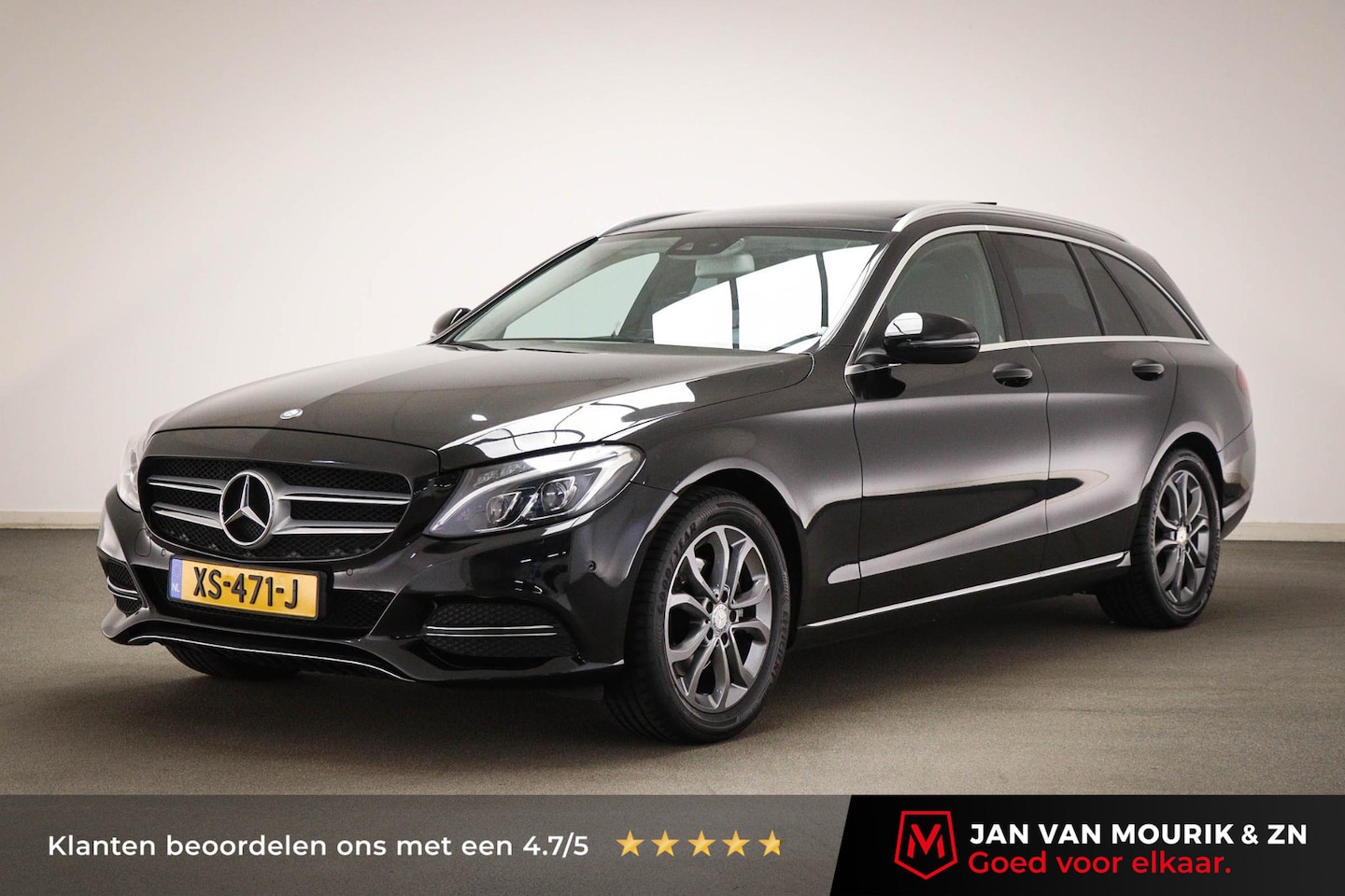 Mercedes-Benz C-klasse Estate - 200 Premium Plus | PANORAMADAK | HALF LEDER | STOEVERWARMING | SFEERVERLICHTING | TREKHAAK - AutoWereld.nl