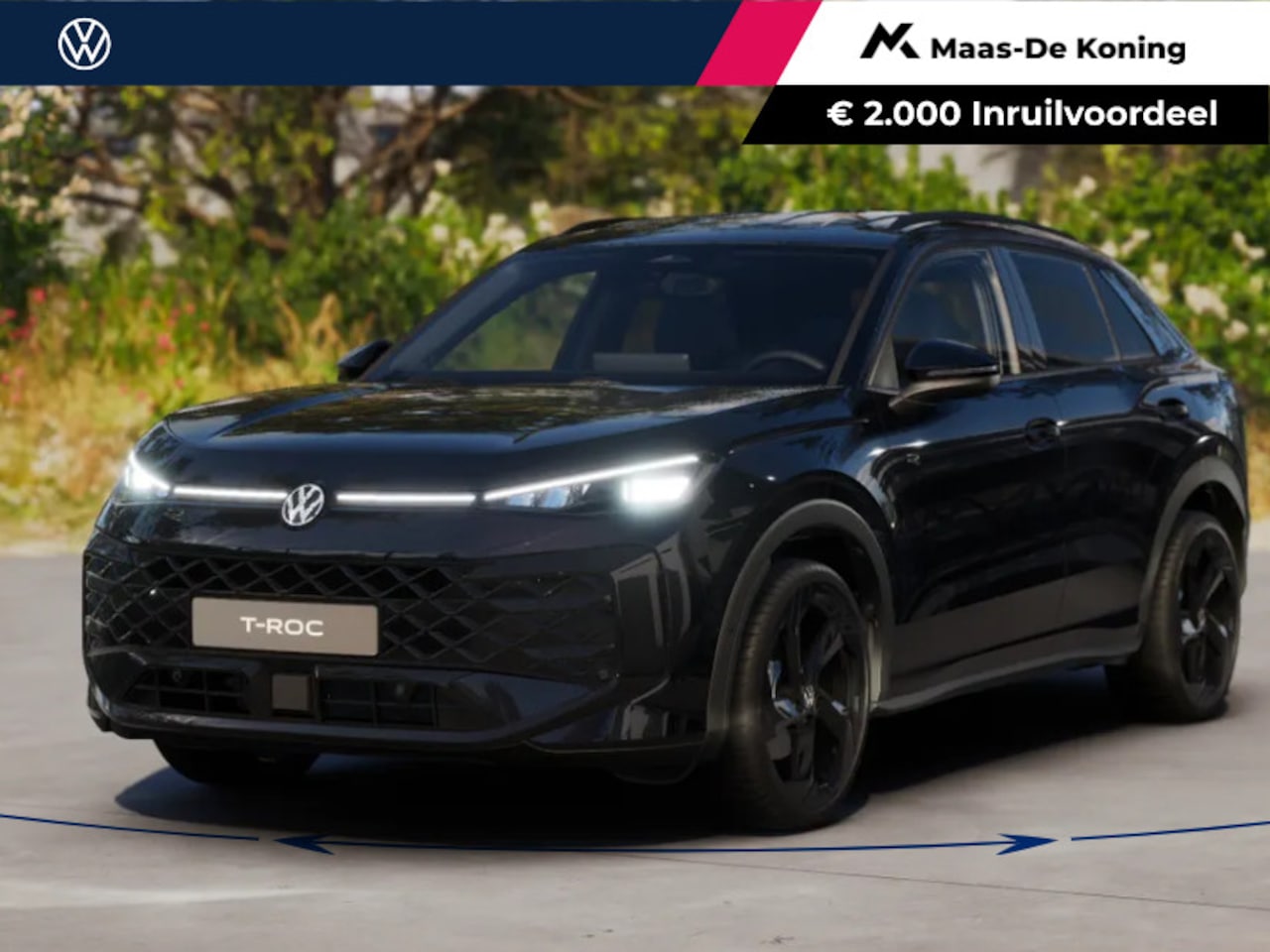 Volkswagen T-Roc - R-Line Edition 1.5 Hybrid 170 PK 7 versn. DSG · Black Style Pakket · Trekhaak · - AutoWereld.nl