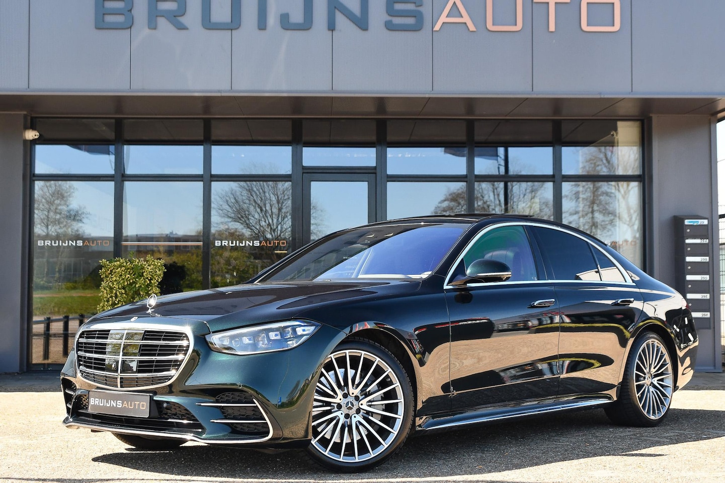 Mercedes-Benz S-klasse - 400d 4MATIC AMG Line EMERALD GREEN|BTW|Panoramadak - AutoWereld.nl