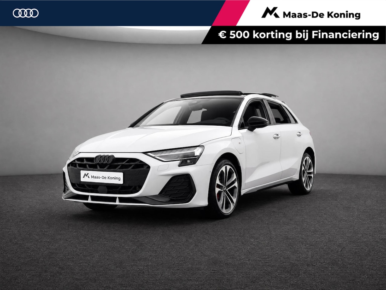 Audi A3 Sportback - 45 TFSIe 272pk S edition Competition · Panoramadak · Camera · Carbon Achterspoiler · Leder - AutoWereld.nl