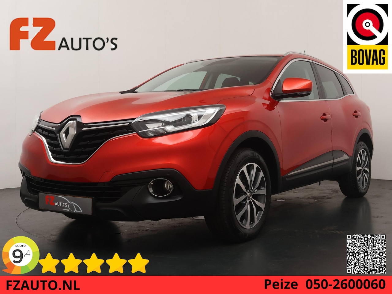 Renault Kadjar - 1.2 TCe Limited - Navigatie - Climate Controle - Trekhaak - Parkeersens V+A - AutoWereld.nl