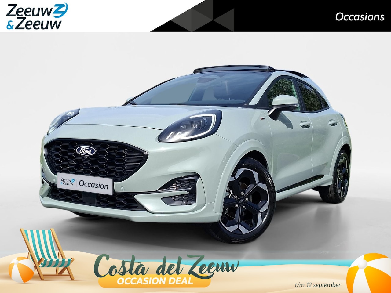 Ford Puma - 1.0 EcoBoost Hybrid ST-Line X | Winterpack | Driver Assistancepack | Panmoramadak | Matrix - AutoWereld.nl