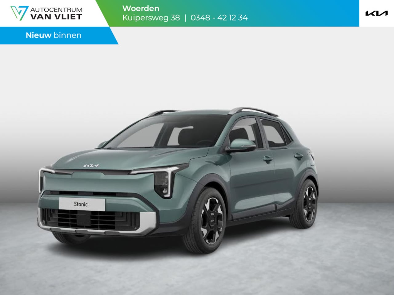 Kia Stonic - 1.0 T-GDi MHEV DynamicLine | Navi. | Clima. | Parkeersensoren | Stoel&Stuur Verwarming | D - AutoWereld.nl