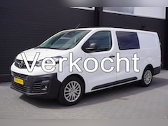 Opel Vivaro - 2.0 CDTI 120PK L3 Dubbele Cabine EURO 6 - Airco - Navi - Cruise - €15.900, - Excl