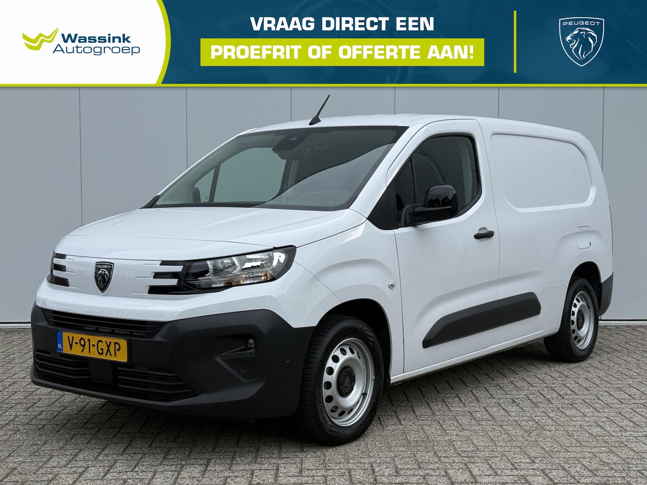 Peugeot Partner - 1.5 BlueHDi 100 S&S L2 | Achterruitrijcamera | Camera achterruitkijkspiegel | Trekhaak | C - AutoWereld.nl