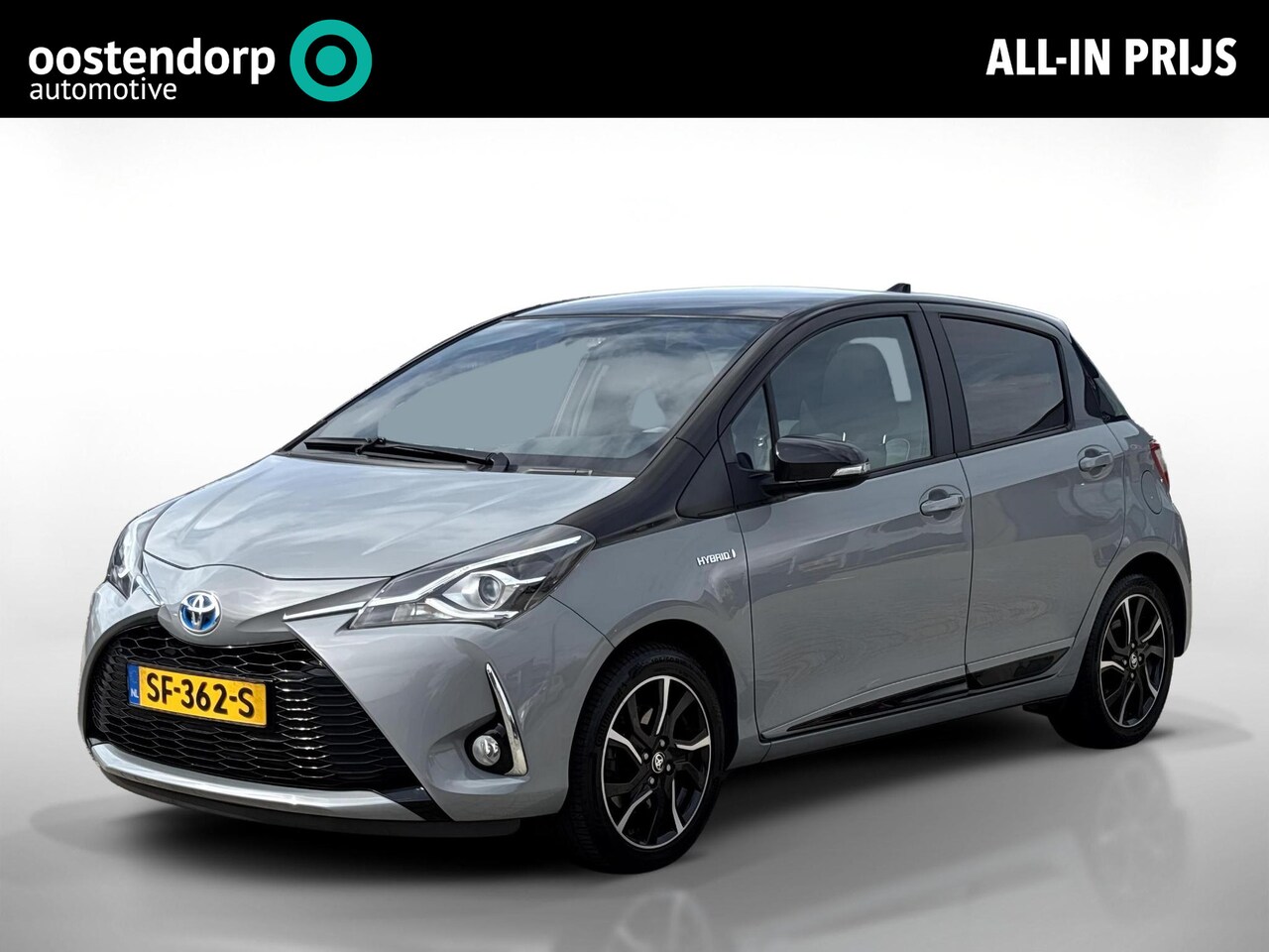 Toyota Yaris - 1.5 Hybrid Bi-Tone Plus | Panorama dak | Lederen bekleding | Keyless | - AutoWereld.nl