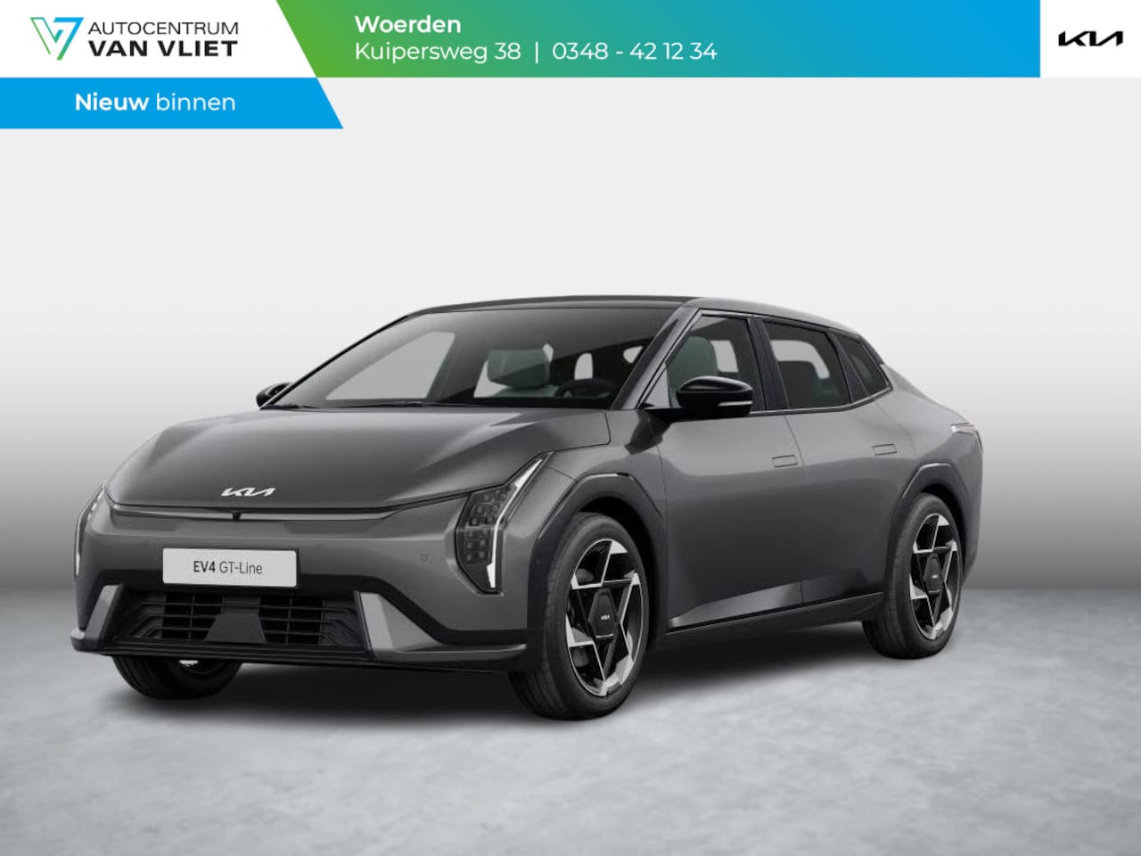 Kia EV4 Fastback - GT-Line Business Edition 81.4 kWh | Navi. | Clima. | Stuur&Stoel Verwarming | Adapt. Cruis - AutoWereld.nl