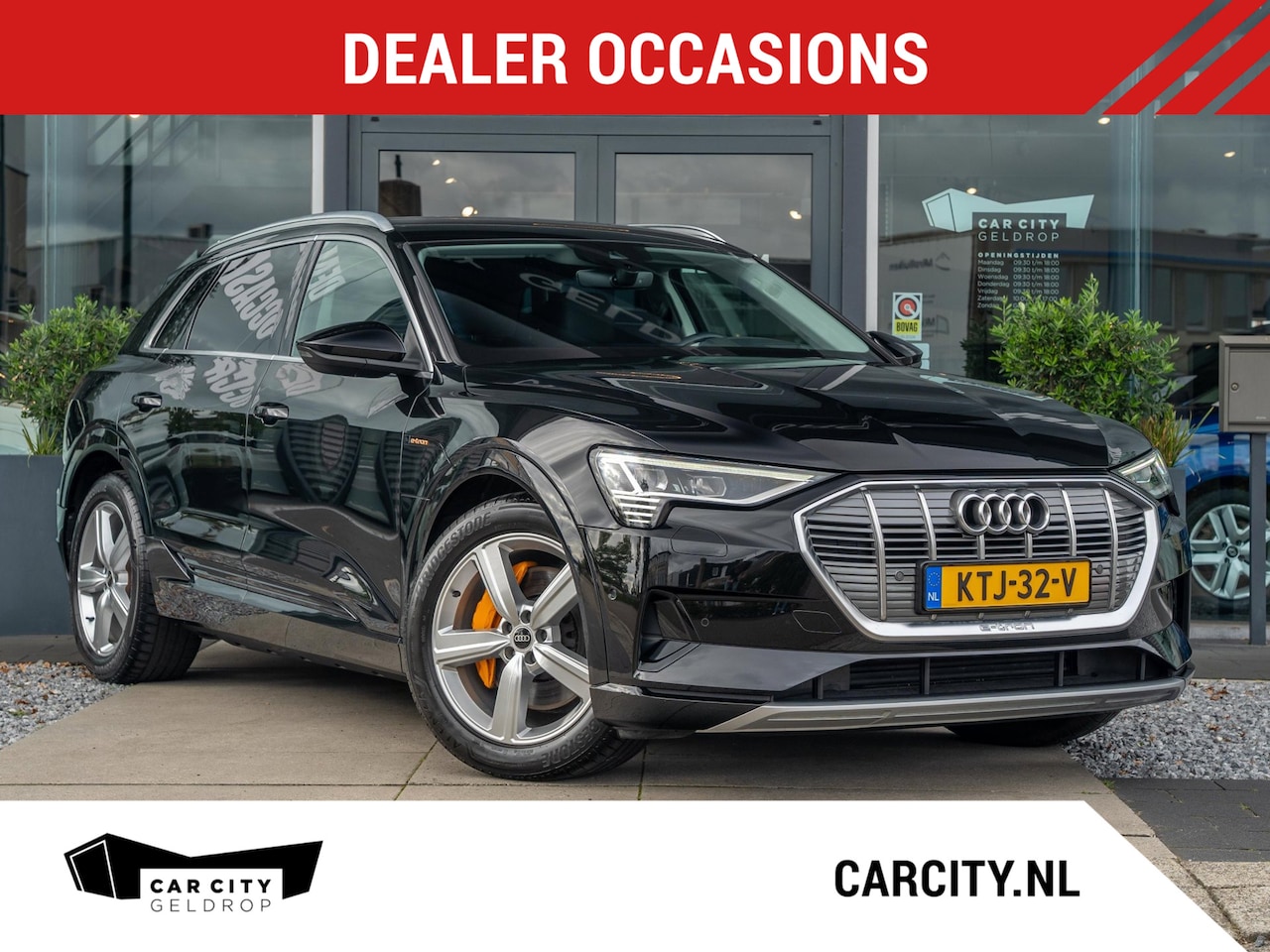 Audi e-tron - 55 quattro 408pk Advanced 95 kWh / Fabrieksgarantie 01-2028 / Trekhaak / Nightvision - AutoWereld.nl