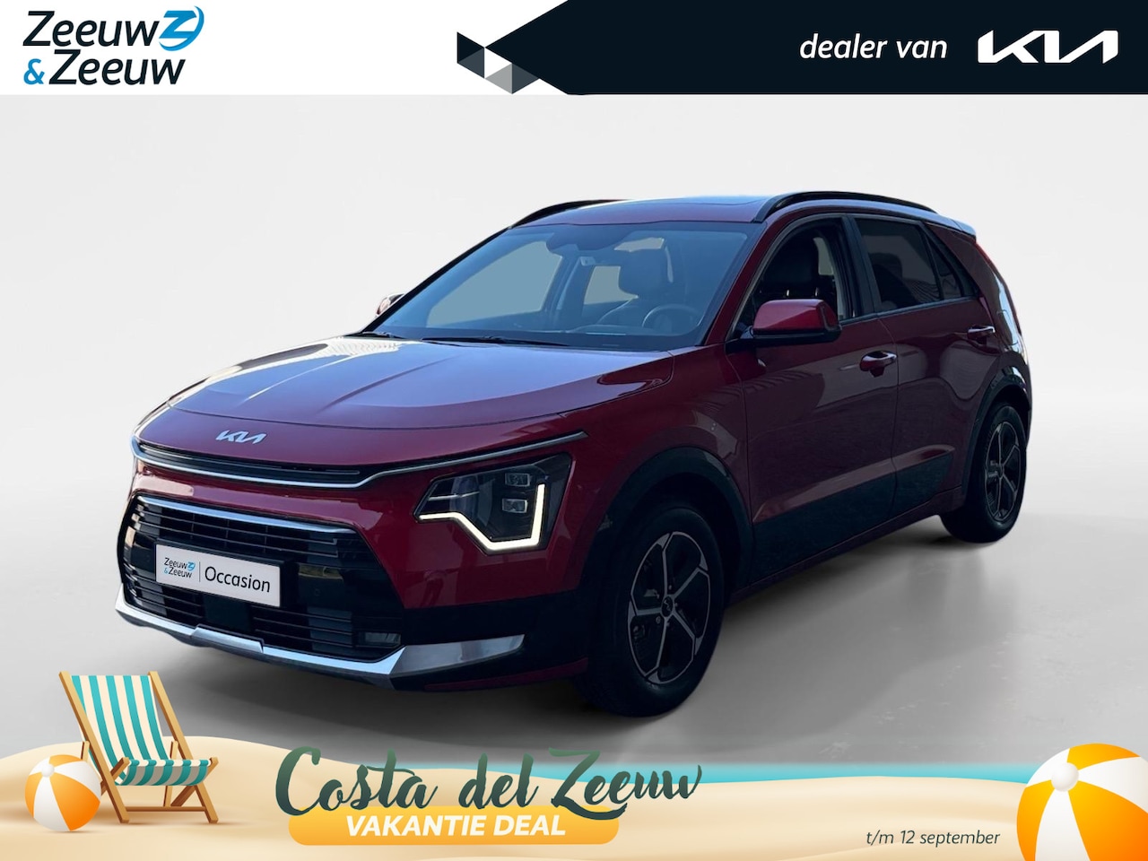Kia Niro - 1.6 GDi Hybrid DynamicPlusLine | Trekhaak | Schuifdak | Stoel en stuurverwarming | Dodehoe - AutoWereld.nl