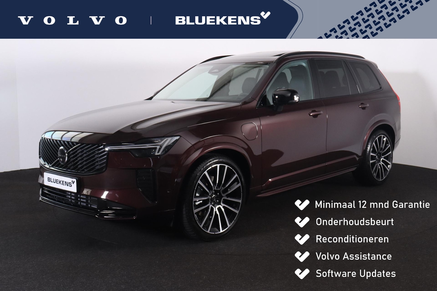 Volvo XC90 - T8 Plug-in hybrid AWD Ultra Dark - Luchtvering - Panorama/schuifdak - IntelliSafe Assist & - AutoWereld.nl