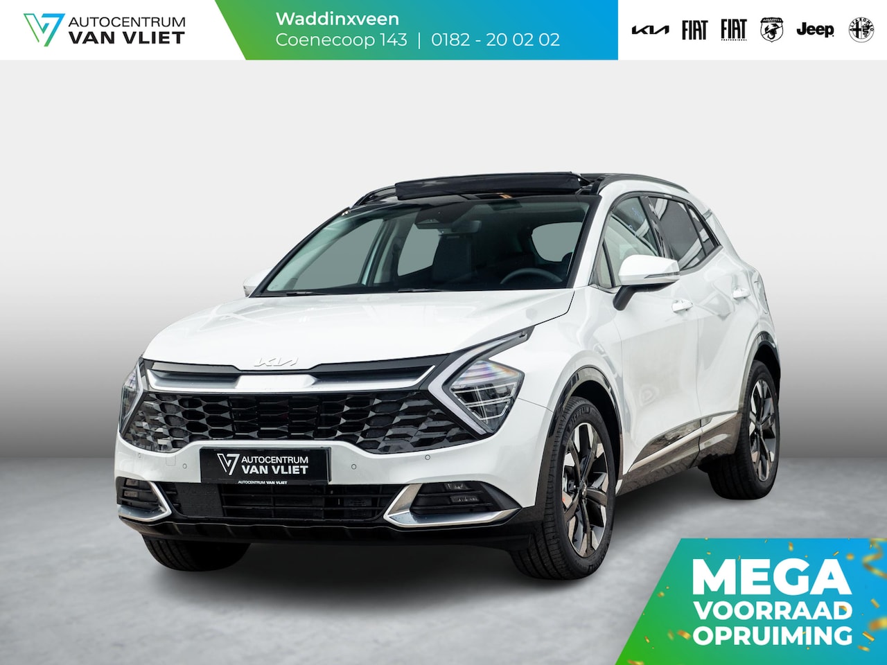 Kia Sportage - 1.6 T-GDi Plug-in Hybrid AWD DynamicPlusLine | Uit voorraad leverbaar! | Navi. | Clima. | - AutoWereld.nl