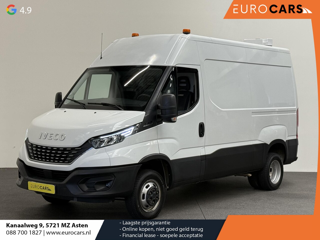 Iveco Daily - 35C16V 2.3 352 H2 Automaat Dubbellucht Airco Cruise Control Parkeersensoren - AutoWereld.nl