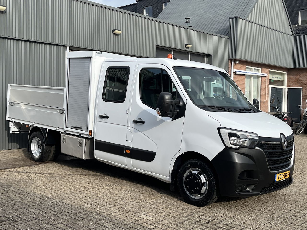 Renault Master - T35 2.3 dCi 145 L3 DC Airco Cruise controle Trekhaak 3500kg trekgewicht Open laadbak Pick- - AutoWereld.nl