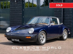 Porsche 911 Targa - S – Matching Numbers – Donkerblauw Metallic