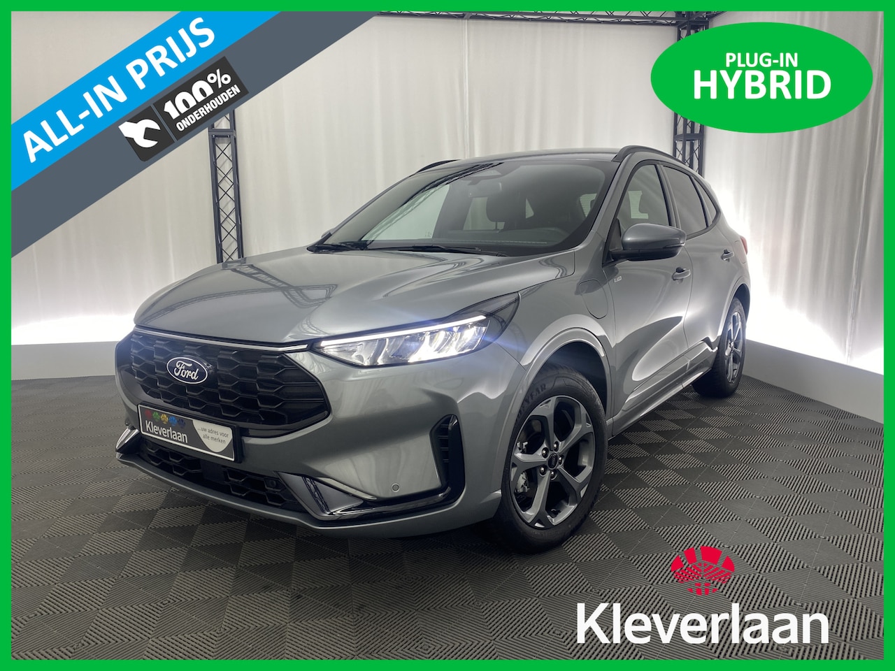 Ford Kuga - 2.5 PHEV ST-Line | Apple carplay | LED | Stuur- en stoelverwarming | Trekhaak | Camera | C - AutoWereld.nl