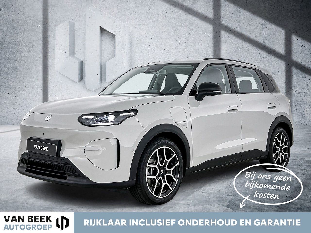 Leapmotor B03X - ProMax Design 53 kWh VOORRAAD | Tundra Grey | 382 KM WLTP | Leder | 360g Camera | Parkeers - AutoWereld.nl